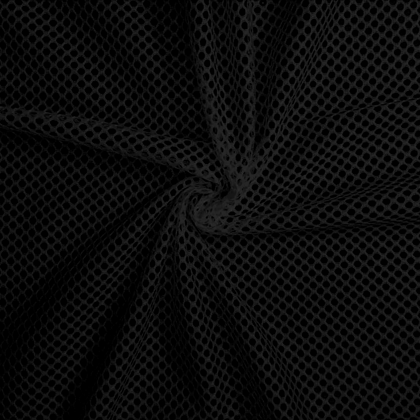 Black King Mesh Jersey Fabric